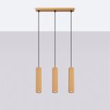 Sollux Lampa wisząca KARBON 3L złoty SL.1556