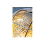 OPRAWA KANAŁOWA IBIZA, OKRĄGŁA Z KRATKĄ, MAX. 60W, E27, KORPUS BIAŁY ABS, KLOSZ SZKLANY, IP44