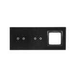 Simon 54 Touch Panel dotykowy S54 Touch 3 moduły 2 pola dotykowe poziome + 2 pola dotykowe poziome + 1 otwór na osprzęt S54 zastygła lawa DSTR3220/73 KONTAKT