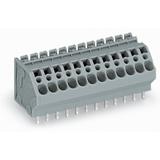 listwa zaciskowa do pł. drukowanych 9-bieg. szara raster 5 mm