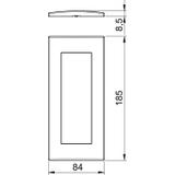AR45-F3 AL, Ramka Modul 45, potrójna