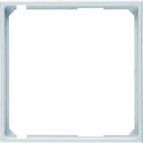 BERKER B.Kwadrat/B.7 Pierścień oddzielający do płytki czołowej aluminium 11091404 HAGER