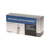 1-fazowy wskaźnik zużycia energii elektrycznej 80A dodatkowy wskaźnik wyjście impulsowe przycisk RES