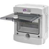 Rozdzielnica natynkowa 1x6 IP65 drzwi transparentne ECH-6G 001101176 ETI