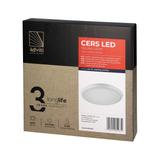 CERS LED 22W plafon z mikrofalowym czujnikiem ruchu 2000lm IP65 4000K poliwęglan mleczny biały AD-PL