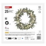 Wieniec świateczny jemioła 25 LED 3xAA ciepła biel IP20 timer DCTW28 EMOS
