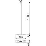 ISAV1000W, UCHWYT DYSTANS.ISO 550-1000