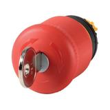 M22-PVS-MS* Przycisk bezpieczeństwa czerwony z kluczykiem bez podświetlenia 216880 EATON