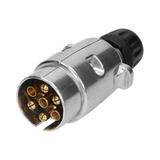 Wtyczka przyczepy aluminiowa 7 pinów 12/24V OR-AE-1385 ORNO