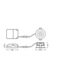 Oprawa SP FP FIX P 8W 930 PS DIM IP65 WT