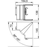 GK-IH70110CW, Naroże wewnętrzne ruchome