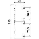 GS-D70210RW, Kanał podparapetowy 70X210 CZ.B.