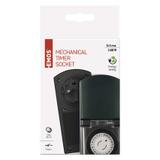 Mechaniczny programator czasowy IP44 zewnętrzny, czarny P5508N EMOS