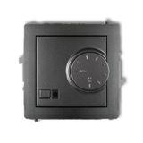 DECO Mechanizm elektronicznego regulatora temperatury z czujnikiem powietrznym grafitowy