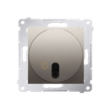 Simon 54 Łącznik z opóźnieniem wyłaczenia z przekaźnikiem 8(2) A 230V złoty mat *Wymagana instalacja