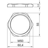PRZECIWNAKRĘTKI M50X1,5 MS.NIKL