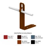 AN-11R/LA/-N Uchwyt kątowy prosty H=10cm Z-zagięcie /LA/