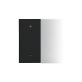 Simon 55 Klawisz połówkowy lewostronny z piktogramem /+/-/ do produktów elektronicznych Czarny mat