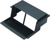 tehalit.VE-EE Obudowa gniazd teleinformatycznych 2*50 KDQ08/E04 czarny PA GBM5050 HAGER