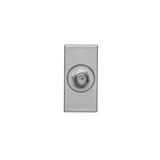 Simon Connect Płytka K45/2 gn. SAT (F) żeńskie 225x45mm + wkład aluminium K102C/8 KONTAKT