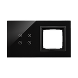 Simon 54 TOUCH WMDZ-01111S-075 Panel dotykowy S54 Touch, 2 moduły, 4 pola dotykowe + 1 otwór na ospr DSTR240/75 KONTAKT