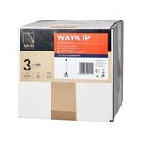 Waya 1P E27, lampa wisząca, max. 60W, czarna AD-LD-6263BE27M ORNO