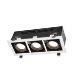 MODERN DAY MINI GU10 x3 white frame