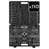 Narzynki i gwintowniki 110 elementów