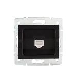 LOGI 02-1390-042 cm Gniazdo komputerowe pojedyncze RJ45Cat 5e Jack LOGI 02-1390-042 cm kolor czarny