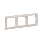Suno Ramka Potrójna 3-Krotna Piasek 721533 LEGRAND