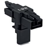 rozgałęźnik typu T 3-torowy czarny