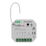 Radiowy podwójny przekaźnik bistabilny do puszki montażowej fi60 85-265V AC/DC multifunkcyjny do montażu podtynkowego FW-R2P-P F&F