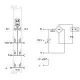 moduł 2DI 120V AC WAGO
