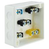 VP-03 Puszka n/t 86x86x40mm IP55 12-wl klik Z-sł. z zac. biała VP 003-51 61.116 OPATÓWEK