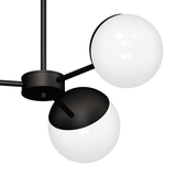 Milagro lampa wisząca/żyrandol Sfera Black 3xE14 MLP8865