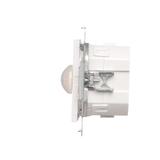 Simon 55 Czujnik ruchu Biały mat