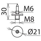 Elektroda ze szpicem fi 4 mm