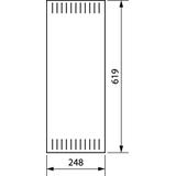 univers Drzwi FW lewe perforowane RAL9010 dla obudowy wys.650 x szer.800mm FZ007NV HAGER