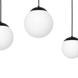 Milagro lampa wisząca Lima 3xE14 czarno/biała MLP6524