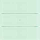 BERKER B.IQ Przycisk potrójny komfort szkło białe 75163590 HAGER