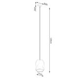 Sollux Lampa wisząca ceramiczna GOBI SL.1250