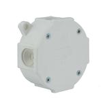 VP-75 Puszka n/t 79x79x37mm IP44 400V beZ-ac. biała VP 075-01 61.177 OPATÓWEK