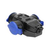 Rozgałęźnik bryzgoszczelny i odporny na uderzenia, IP44, 3x2P+Z (Schuko), 16A, 230VAC OR-AE-1346(GS) ORNO