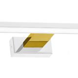 Milagro kinkiet łazienkowy LED Shine 13,8W 966lm 4000K biało/złoty IP44 ML7884
