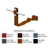 Uchwyt dach.prof. WZÓR 6  Z-śruba, H=10 cm /LA/