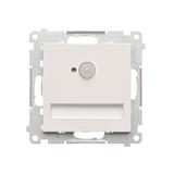 Simon 55 Oprawa oświetleniowa LED 230V z czujnikiem ruchu (1,23 W) Barwa ciepła biała 3100K Biały ma