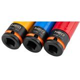 Nasadki do felg aluminiowych - zestaw 3 szt. (17 mm, 19 mm, 21 mm), Cr-Mo