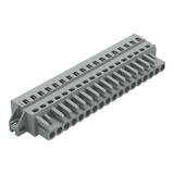 MCS-MIDI Classic gniazdo 18-bieg. szare raster 5 mm /10szt./ WAGO