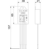 ÜSM-20-230I1P+PE Ogranicznik przepięć LED