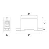 Złączka przelotowa WLZ35P/95/Z-8.597 OPATÓWEK